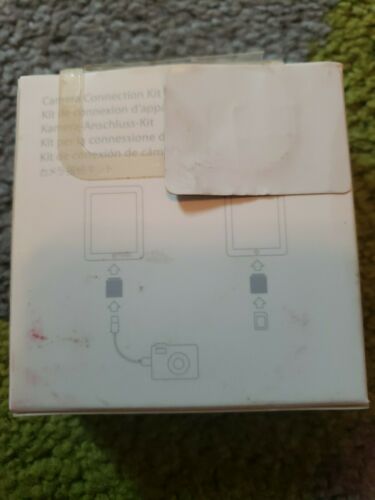 APPLE IPAD CAMERA CONNECTION KIT & CABLE MC531ZM/A Model A1362 A1358  Box Open - Fresh Stock Dated February 2026