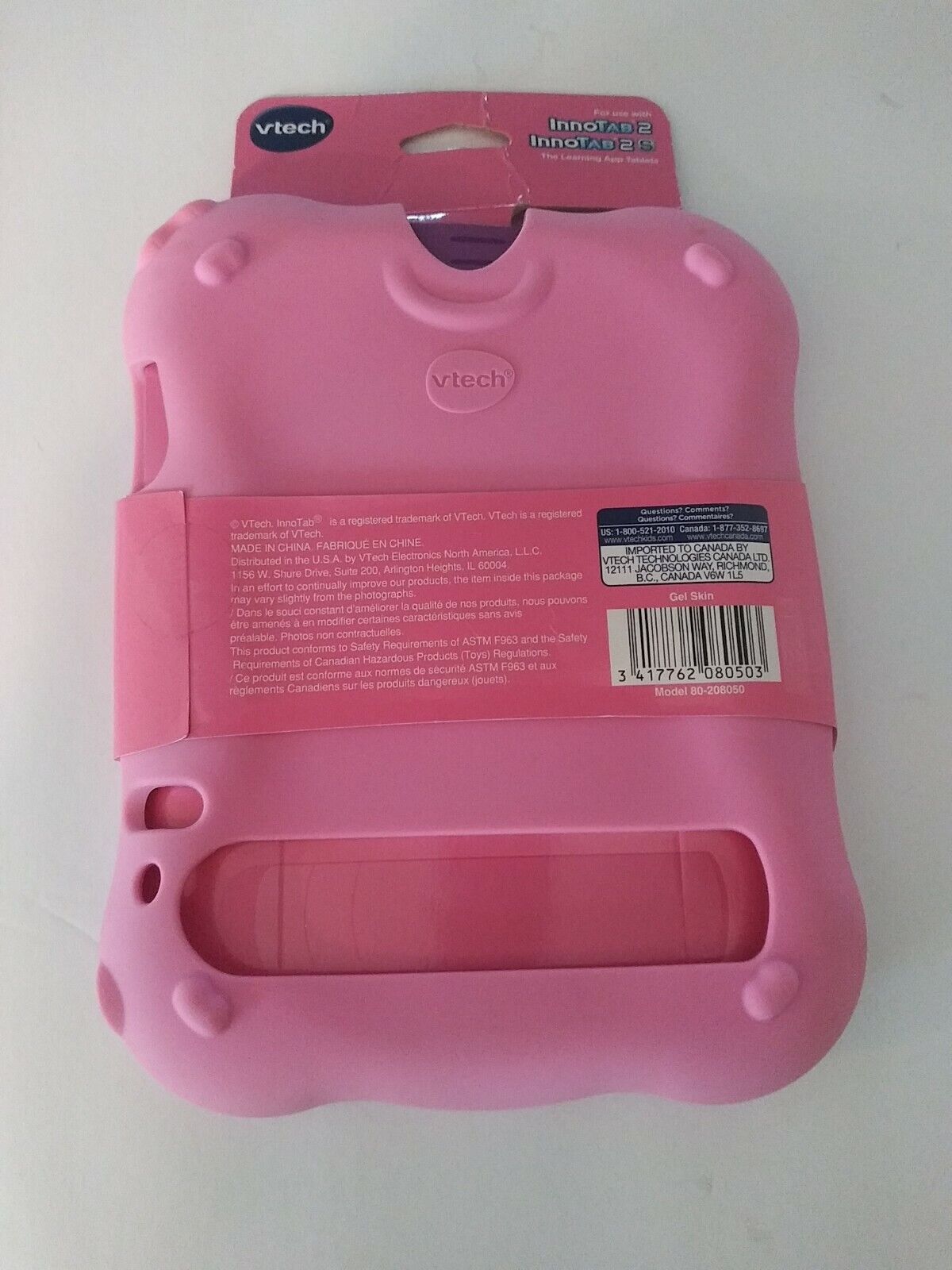 Vtech Innotab 2 2S gel skin Case Cover for Innotab 2 2S Pink - Fresh Stock Dated February 2026
