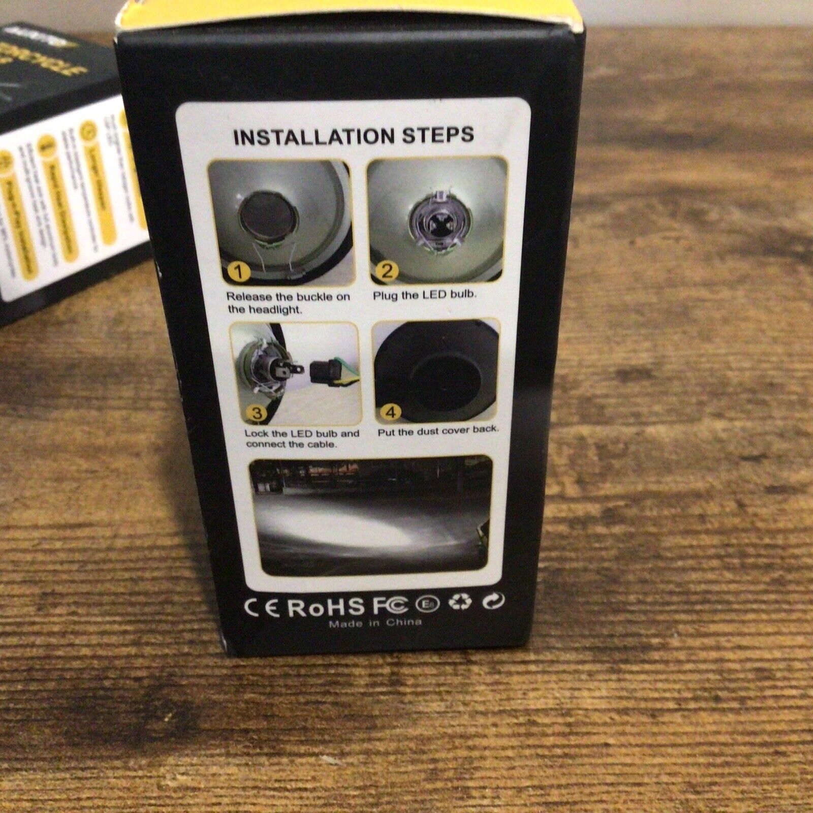 2 new motorcycle led bulb - Fresh Stock Dated February 2026