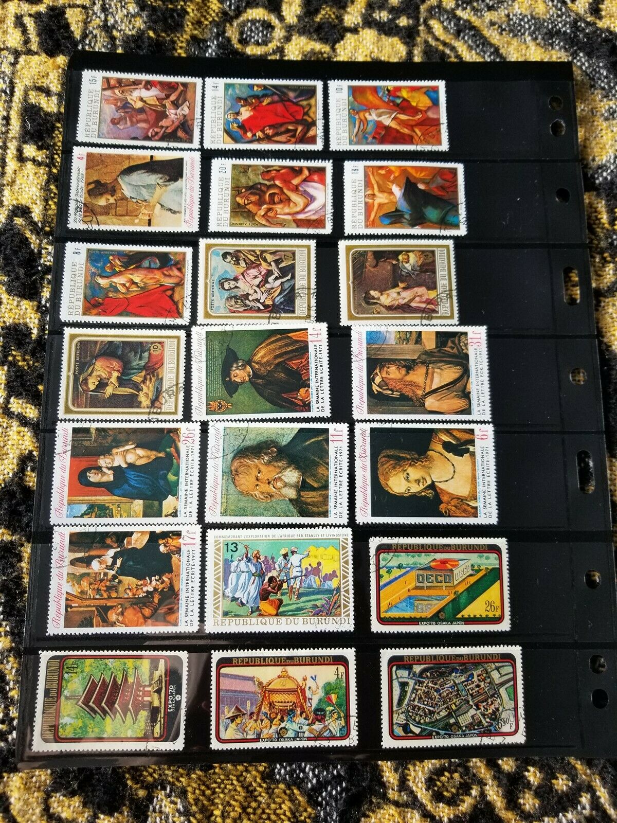 Burundi Stamp Collection - All Topicals - Used or Cancelled - 3 Scans - B13 - Fresh Stock Dated December 2025