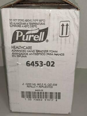 2 Purell Advanced Hand Sanitizer Foam 1200 ml ES6 Refill 6453 Expires 10/23 - Fresh Stock Dated February 2026