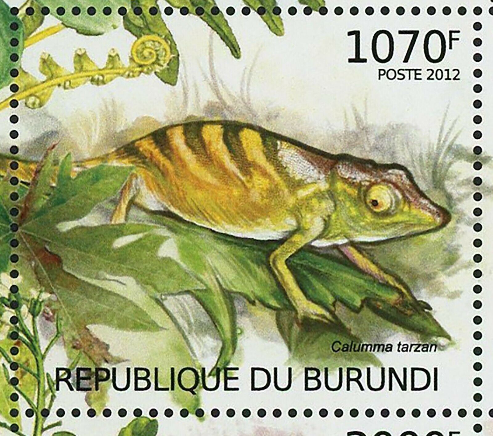 Reptiles Stamp Calumma Tarzan Acanthodactylus Beershebensis S/S MNH #2560-2563 - Fresh Stock Dated January 2026