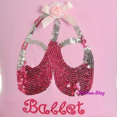 Pink Sequined Ballet Tutu Dance Costume Fairy Fancy Dress Leotard Sz 4T-5 BA060 - Fresh Stock Dated December 2025