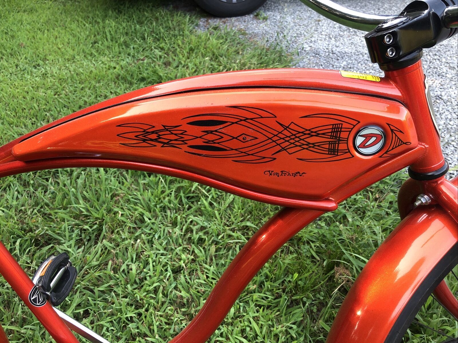 dyno von franco tangerine cruiser bicycle - Fresh Stock Dated February 2026