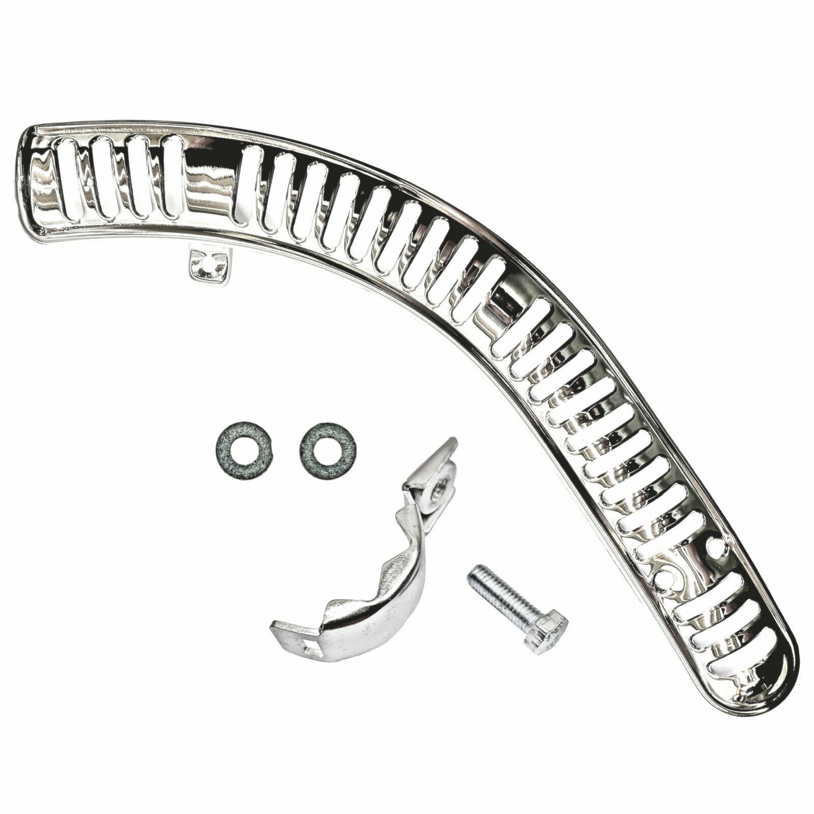 Honda CT90 Complete Exhaust Heat Shield Set Front Rear Header 70-79 Muffler Pipe - Fresh Stock Dated February 2026