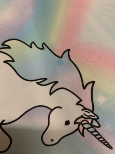 Girls Justice Unicorn Bedding Pillowcase Rainbow Tie Dye 1 Pillowcase One Size - Fresh Stock Dated December 2025