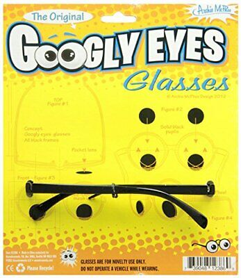 Googly Eyes Glasses Costume Accessory Funny Humor Gag Gift Fun - Fresh Stock Dated February 2026