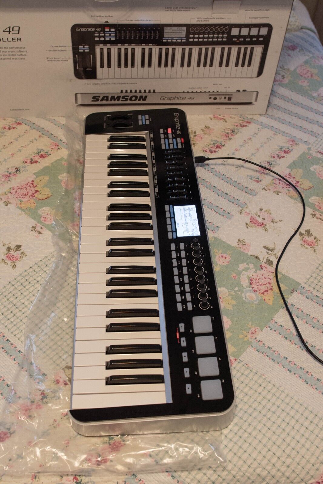 Samson Graphite 49 49-key Keyboard Controller - Fresh Stock Dated December 2025