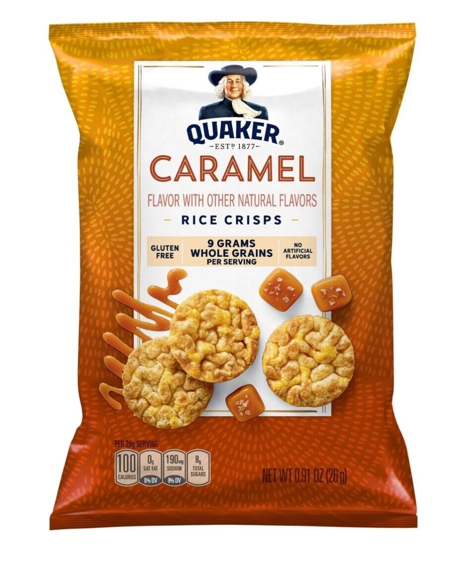 Quaker Rice Crisp Variety Pack 36 Count Snack NEW, Free Shipping! - Fresh Stock Dated February 2026