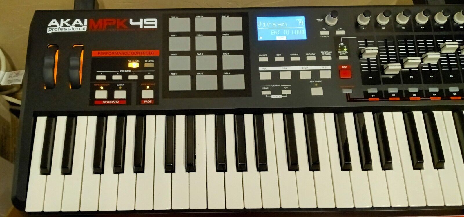 Akai MPK49 Professional USB/iOS 49 Key Keyboard MIDI Controller - Fresh Stock Dated February 2026