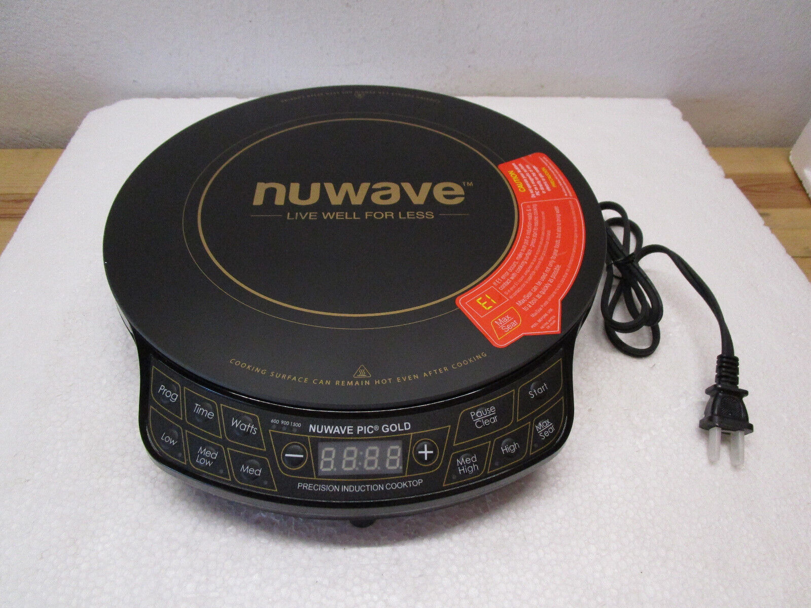 NEW Nuwave 30211 PIC Gold Portable Precision Induction Cooktop DVD Manual ~ NIB - Fresh Stock Dated February 2026