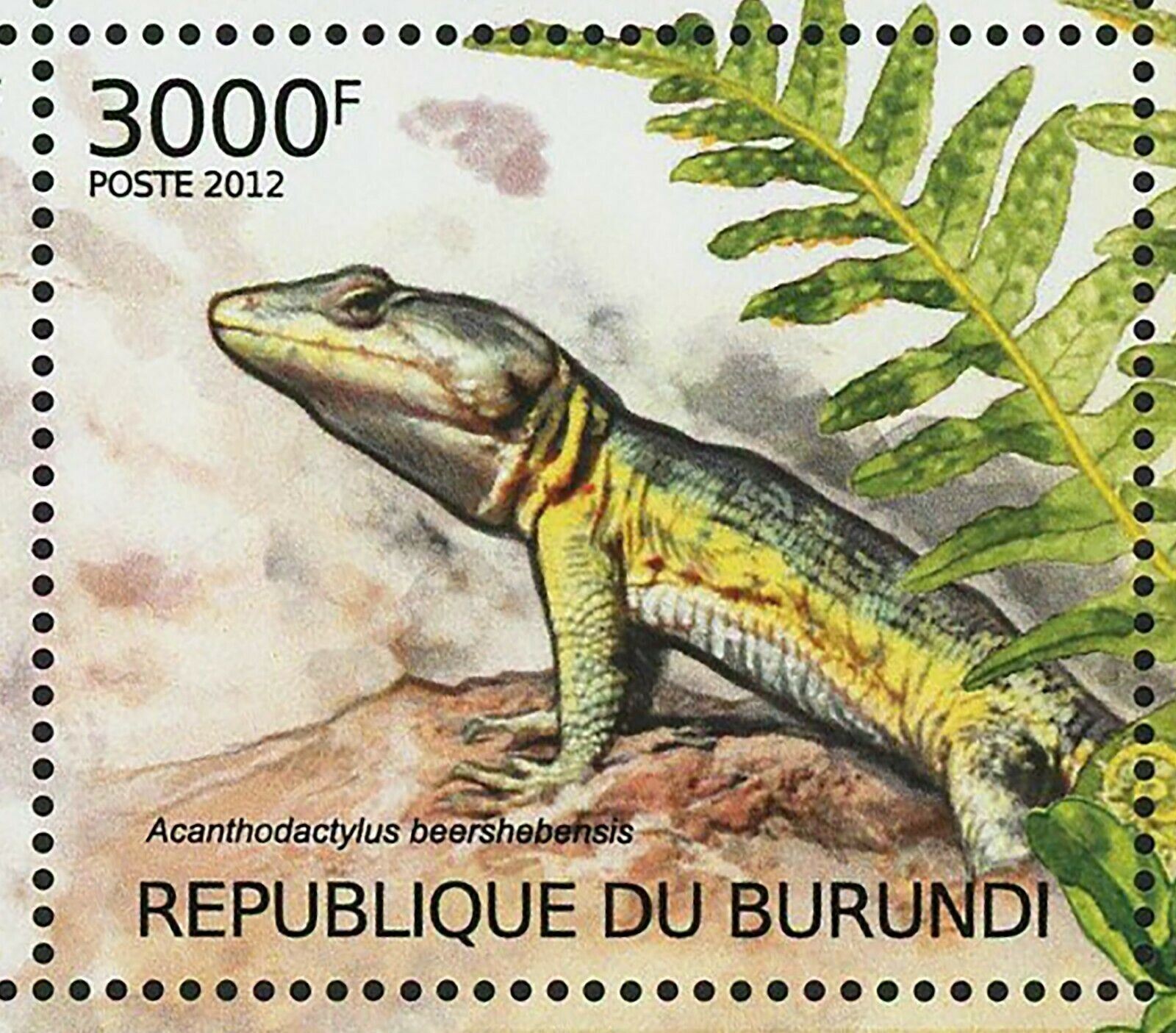 Reptiles Stamp Calumma Tarzan Acanthodactylus Beershebensis S/S MNH #2560-2563 - Fresh Stock Dated January 2026