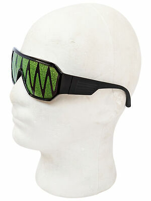 Macho Green Shark Teeth Party Shield Man Randy Savage Costume Wrestler WWF Party - Fresh Stock Dated February 2026