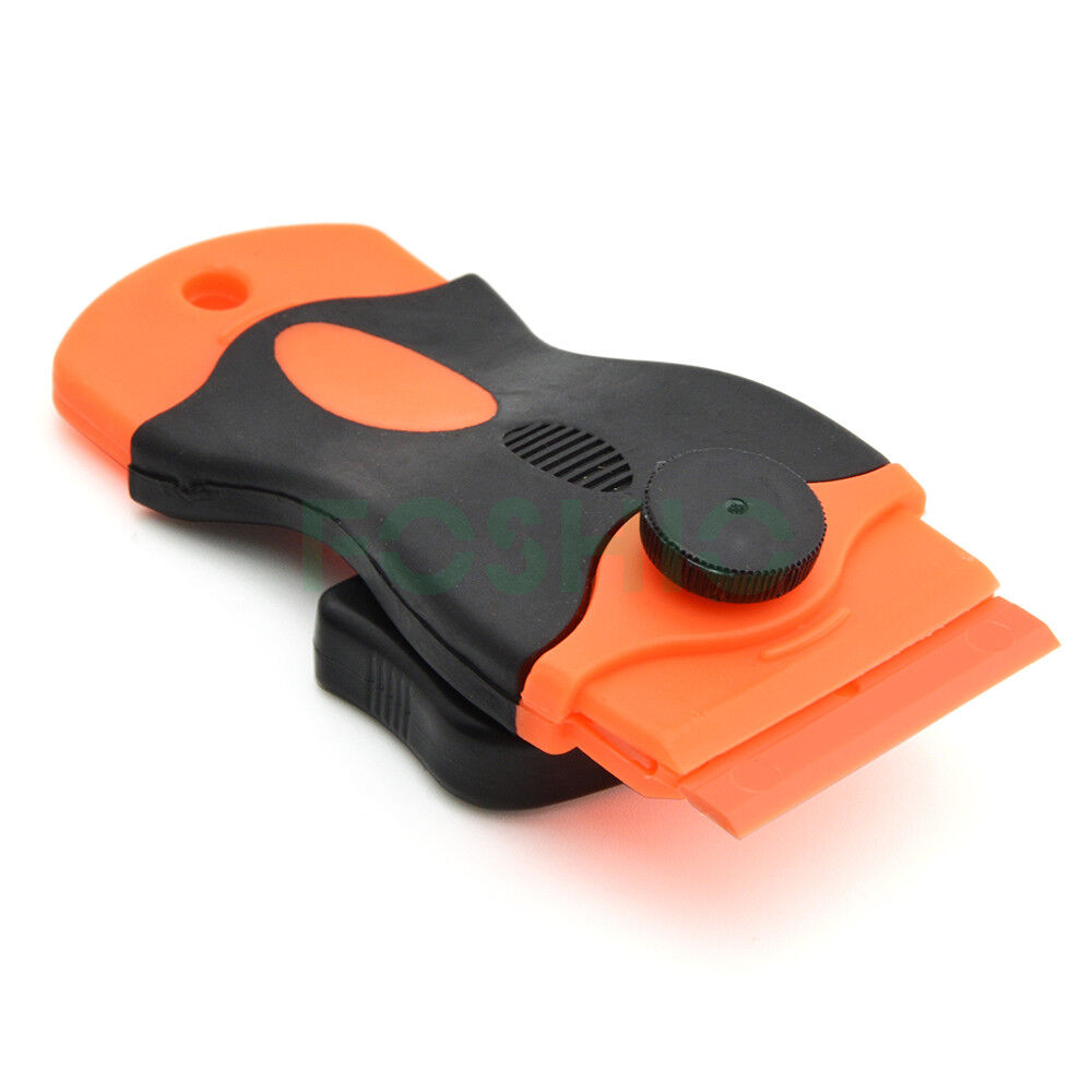 Retractable Razor Scraper, Plastic Double Edged Blades Spatula Removal Cleaning - Fresh Stock Dated February 2026