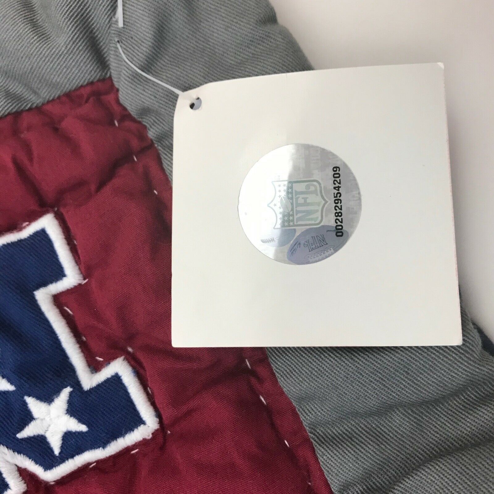 Pottery Barn PB Teen Football Sham Standard NFL NATIONAL Conference Quilted NWT - Fresh Stock Dated December 2025