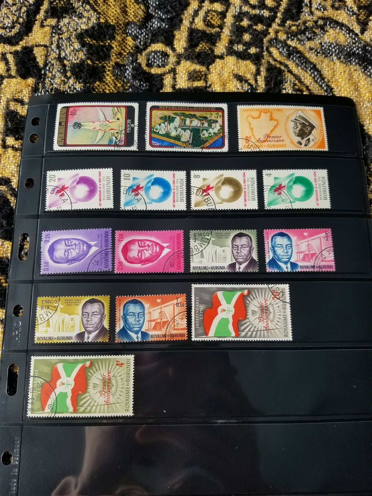 Burundi Stamp Collection - All Topicals - Used or Cancelled - 3 Scans - B13 - Fresh Stock Dated December 2025