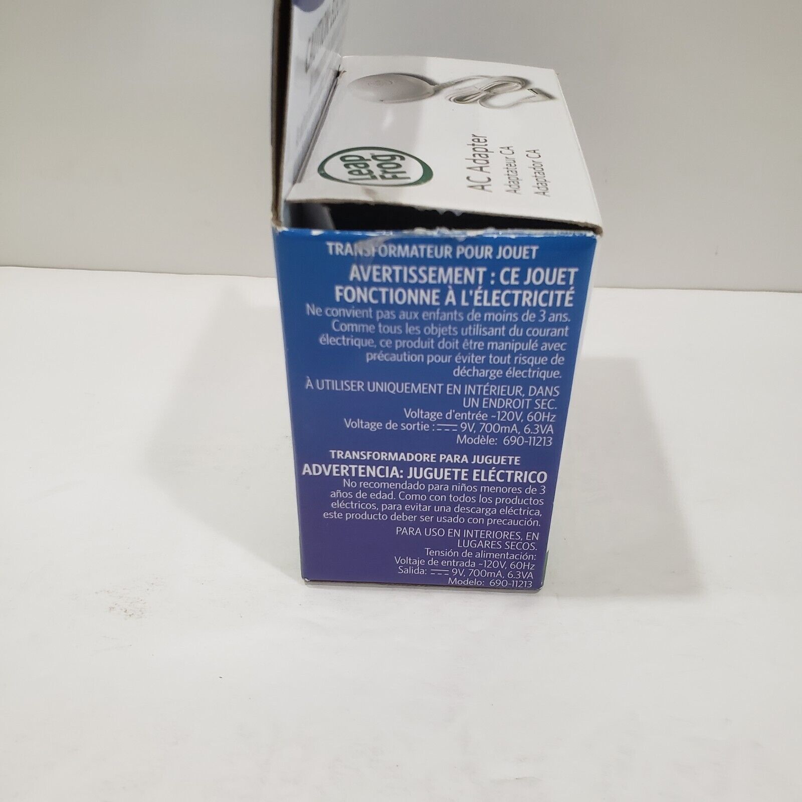 Genuine LeapFrog AC Adapter, 9V Power Supply Charger, Model 690-11213 NEW - Fresh Stock Dated February 2026