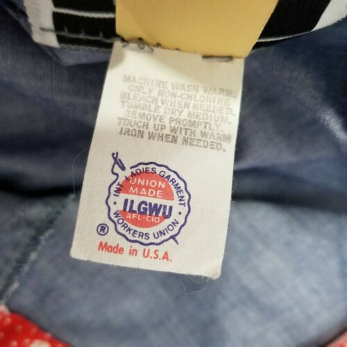 Vintage 80s Joyce Chambray Button Up Midi Aline Skirt Western Prairie Rockabilly - Fresh Stock Dated February 2026