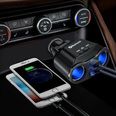 Bluetooth 5.0 Wireless Handsfree Car FM Transmitter MP3 Player Dual USB Charger# - Fresh Stock Dated February 2026