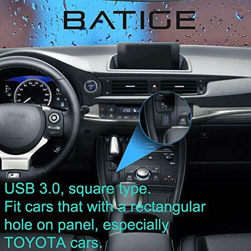 BATIGE Square Single Port USB 3.0 Panel Flush Mount Extension 3ft - Fresh Stock Dated February 2026