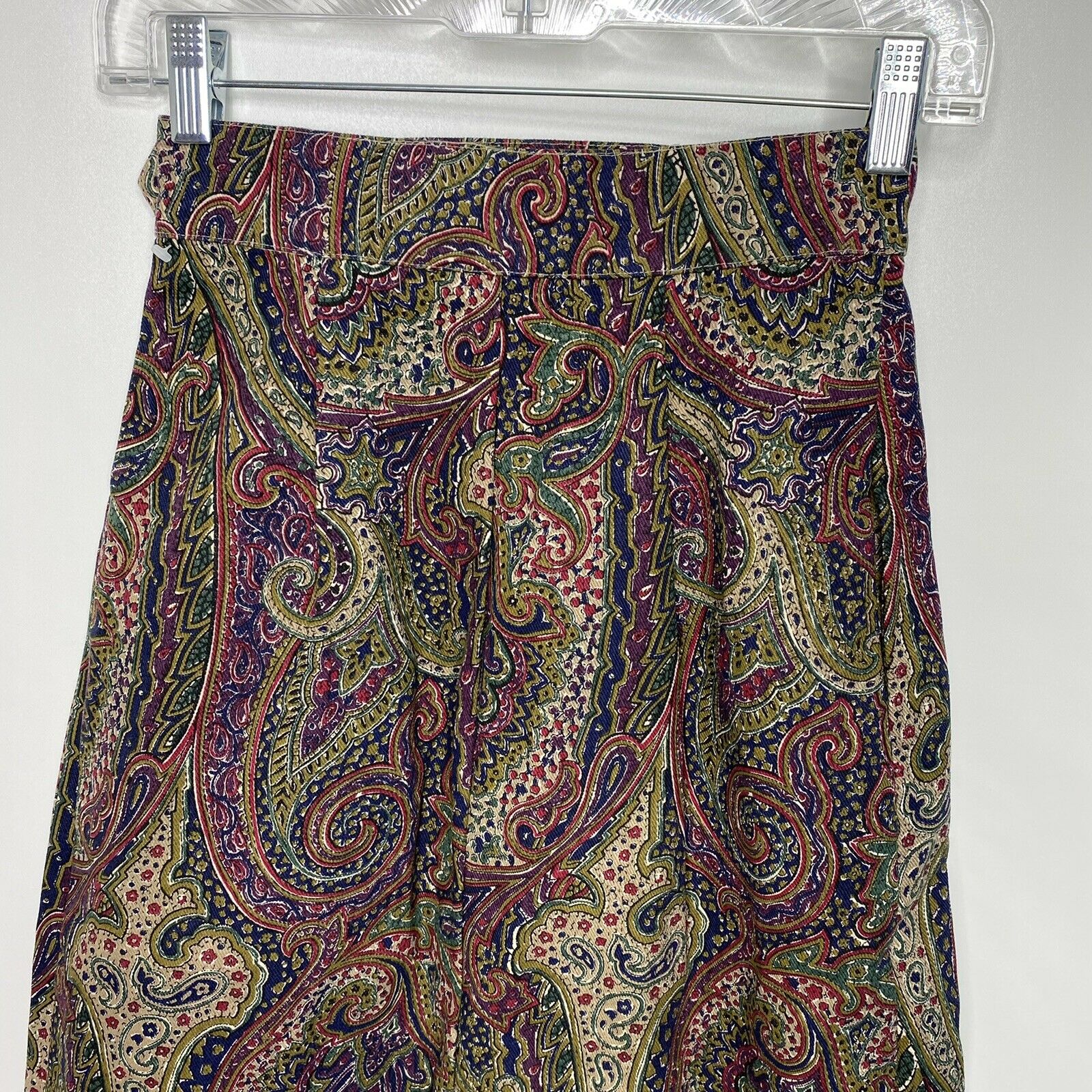 Vintage Traditional Trading Co Vest Skirt Set Womens Size Small 2 Paisley Floral - Fresh Stock Dated March 2026