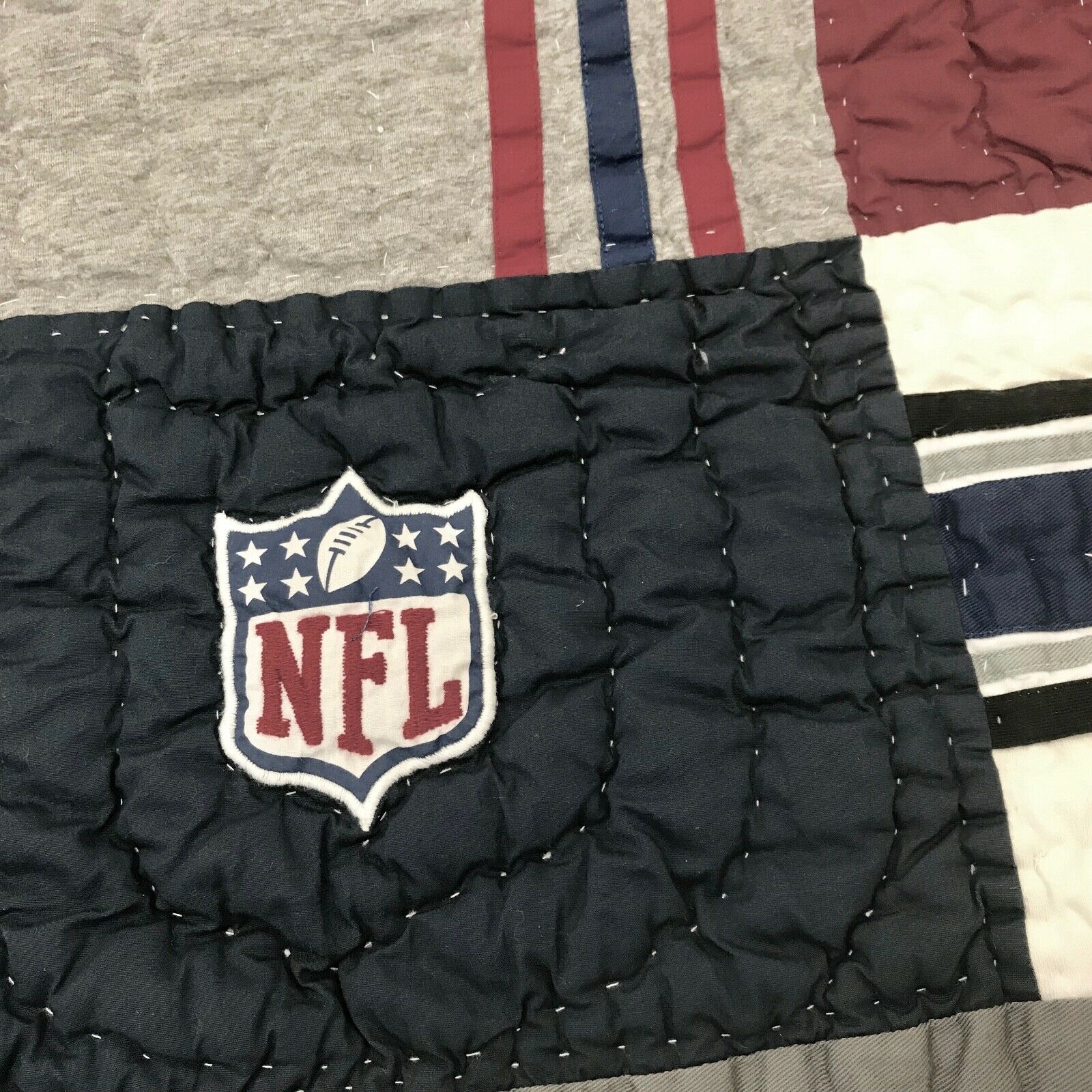 Pottery Barn PB Teen Football Sham Standard NFL NATIONAL Conference Quilted NWT - Fresh Stock Dated December 2025