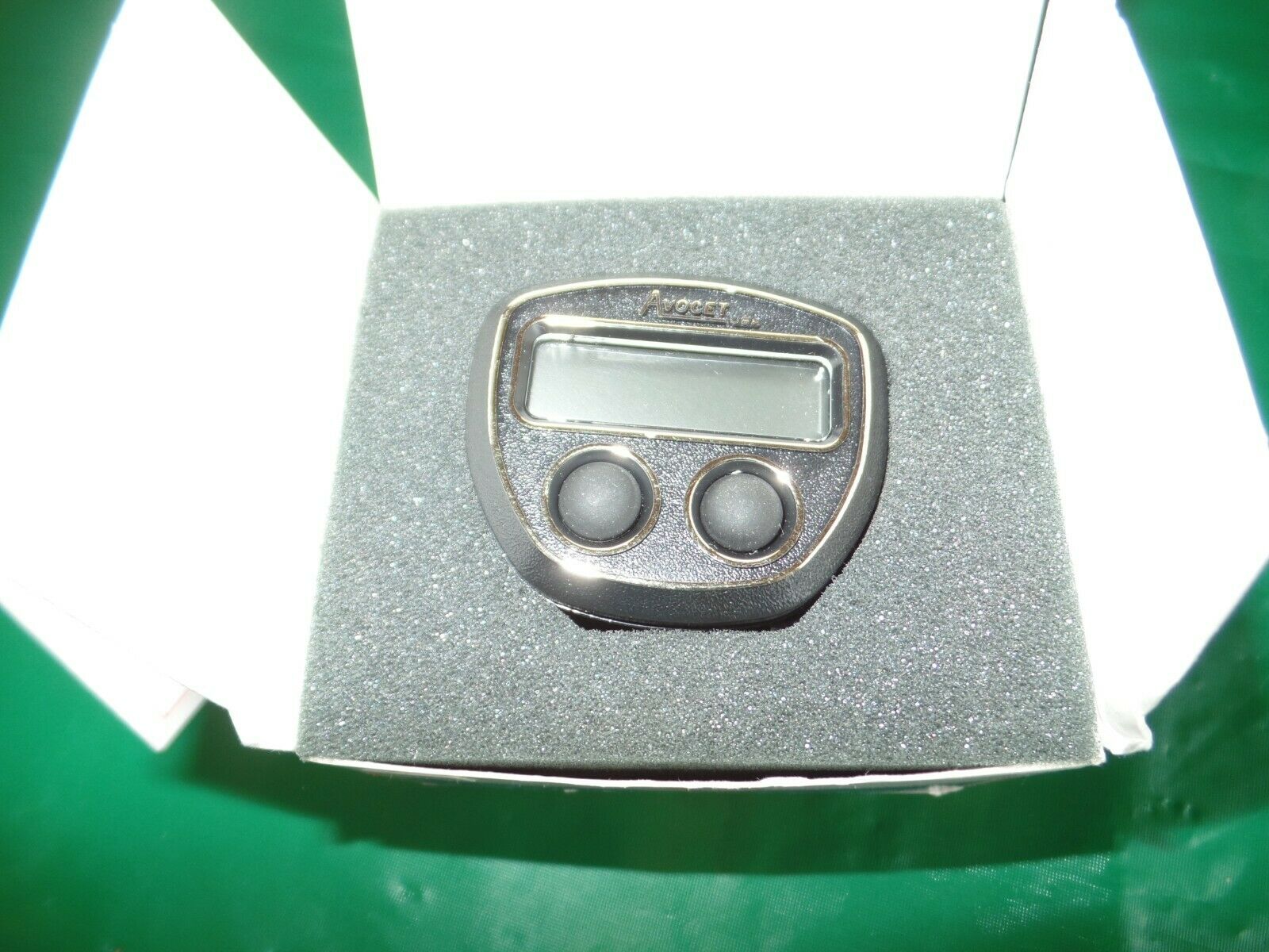 NEW vintage 80s AVOCET Model 20 CYCLOMETER Black Bicycle Computer * USA Made - Fresh Stock Dated December 2025