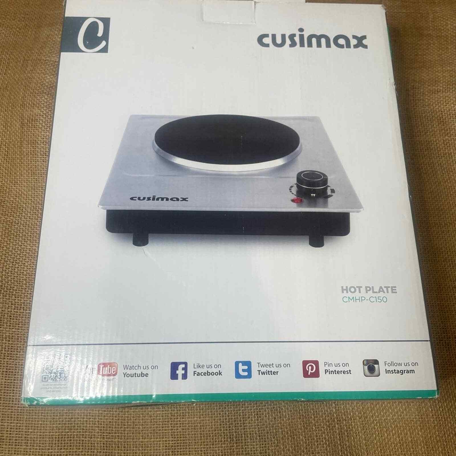 Cusimax CMHP-C150 Hot Plate - Fresh Stock Dated February 2026