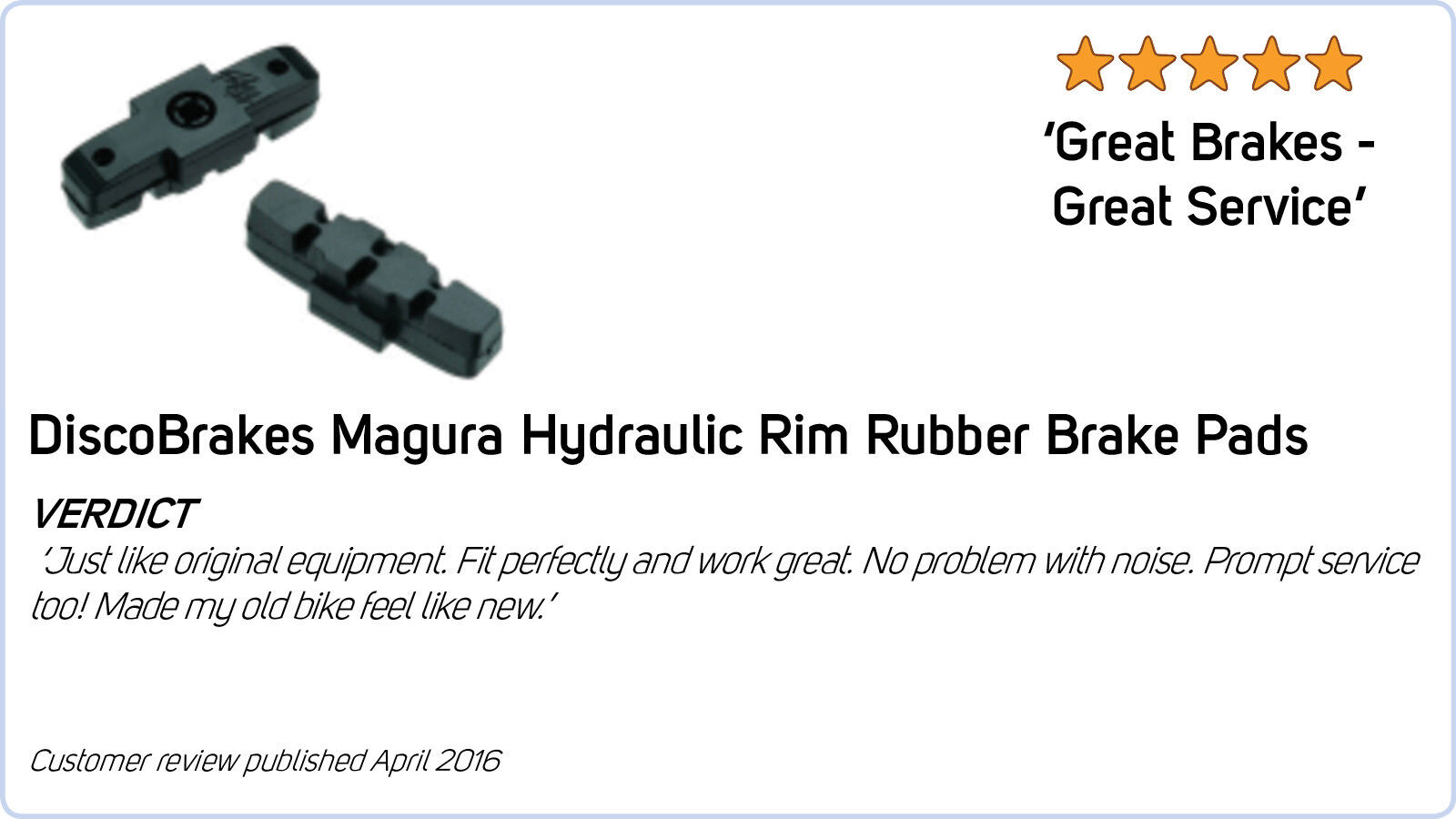 Magura Compatible Hyraulic Rim Rubber Brake Pads HS11 HS22 HS33 HS66 HS77 HS 33 - Fresh Stock Dated February 2026