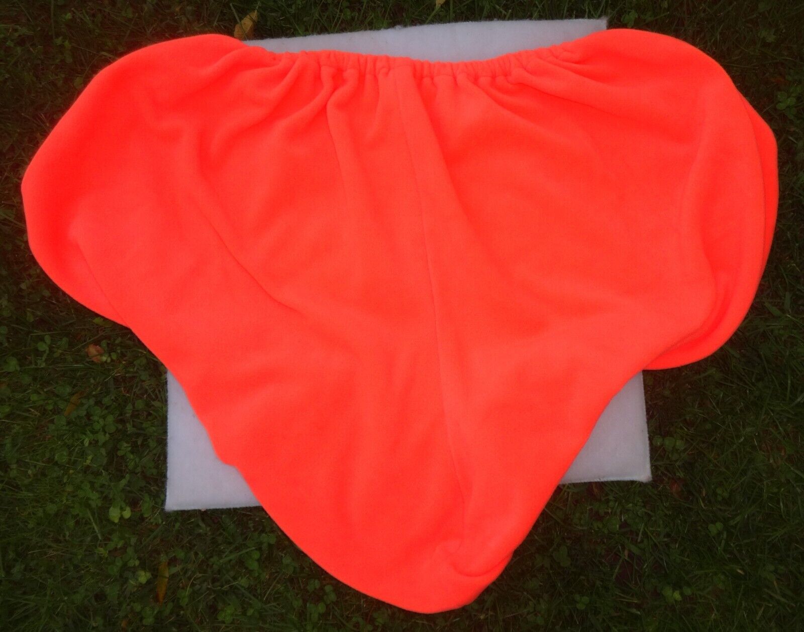 TGW RIDING English Saddle Cover - CORAL/ORANGE - Soft Material - GREAT! - Fresh Stock Dated December 2025