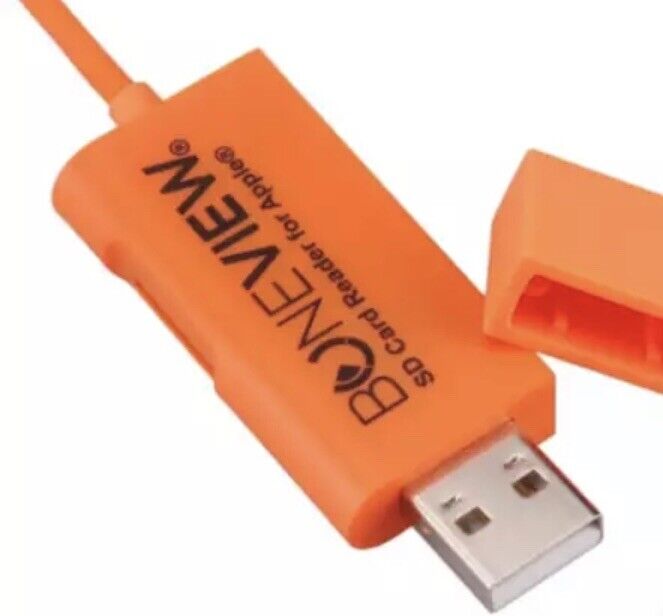 Trail Camera Card Viewer BoneView BV2001 SD Reader for Apple iPhones and iPad - Fresh Stock Dated February 2026