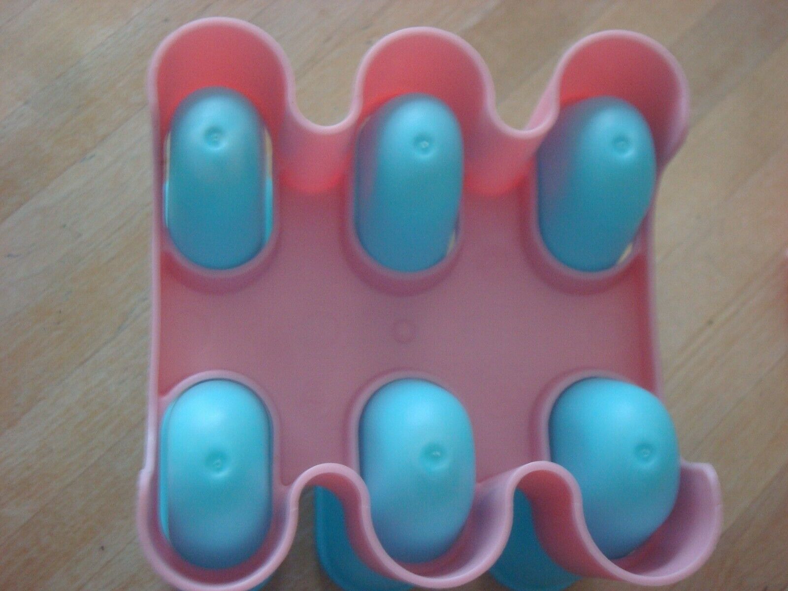 Ice Popcicle Molds Fruit Juice molds Set of 6 Pink / Blue - Fresh Stock Dated February 2026