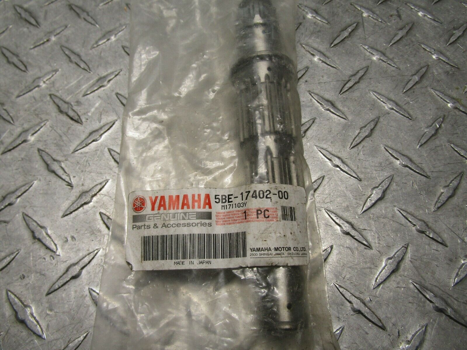 1999-2020 Yamaha YZ WR 250 400 426 450 F OEM Drive Axle Assembly 5BE-17402-00-00 - Fresh Stock Dated February 2026