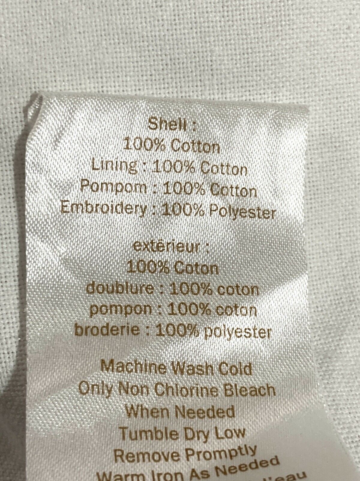 2 Pottery Barn Teen Embroidered Euro Shams Pom Pom Edge Pink Gray Orange Yellow - Fresh Stock Dated December 2025