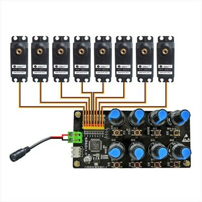 8 Channel Servo Controller Board V2.0 Servo Tester To Control Mechanical Arm - Fresh Stock Dated December 2025