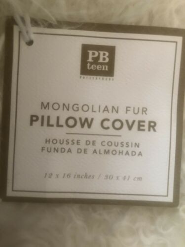 pb teen mingolian fur pillow cover (2) - Fresh Stock Dated December 2025