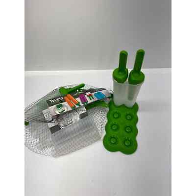 Tovolo Twin Popsicle Molds with Sticks Ice Pop Maker BPA Free Food Safe Dishwash - Fresh Stock Dated February 2026