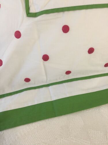 POTTERY BARN KIDS Standard Pillow Sham 1 Girls White Pink Dots - Fresh Stock Dated December 2025