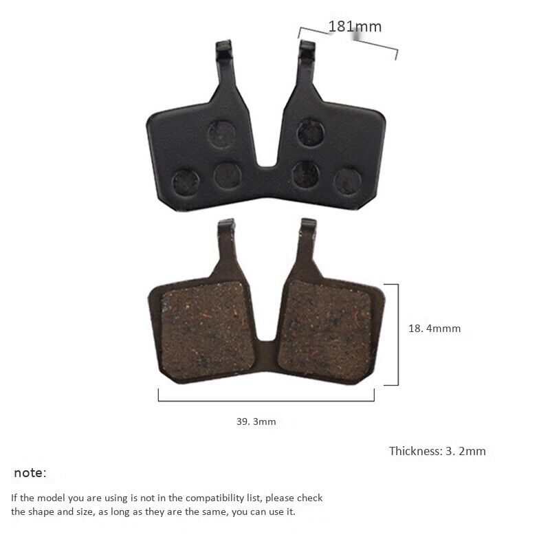 2 Pair Bike Brake Pads Resin Bicycle Disc Brake Pads for Magura MT5 MT7 Mountaf - Fresh Stock Dated February 2026