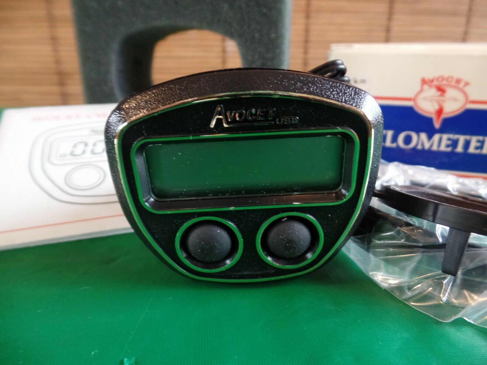 NEW vintage 80s AVOCET Model 20 CYCLOMETER Black Bicycle Computer * USA Made - Fresh Stock Dated December 2025