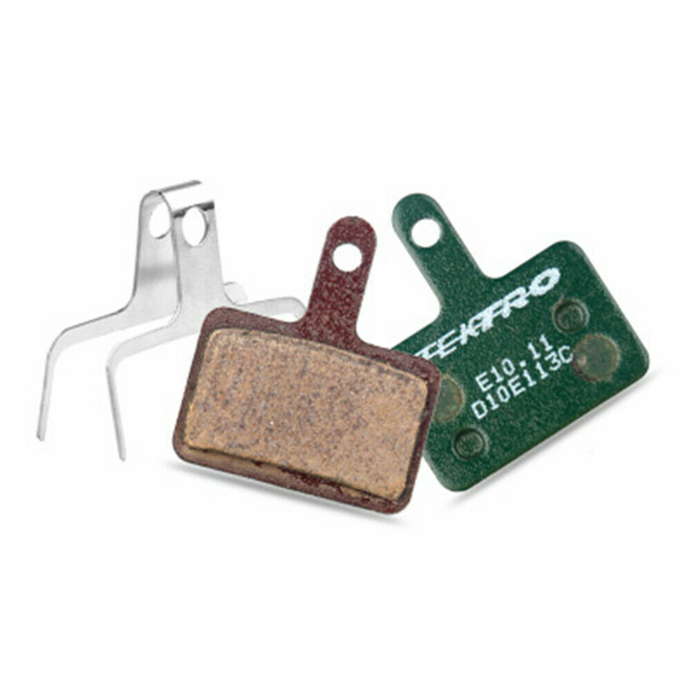 Bike Tektro E10.11 Ceramic Compound w/ Return Spring Metal Bicycle Brake Pads - Fresh Stock Dated February 2026
