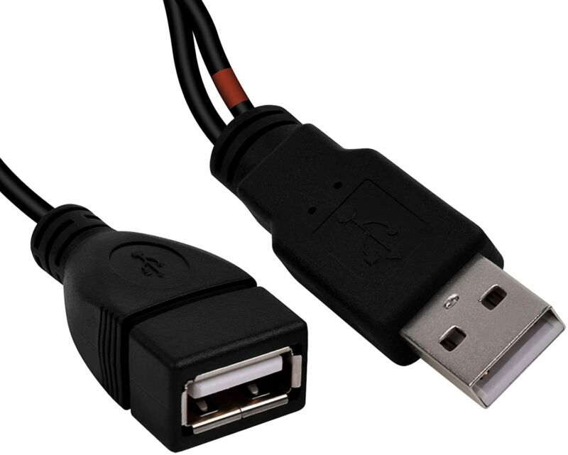 andul USB 2.0 A Male to 2 Dual Female Jack Y Splitter Hub Power Cord... - Fresh Stock Dated February 2026