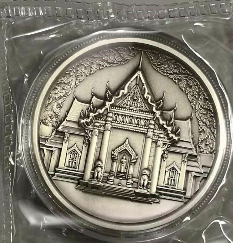 Thailand 2018 International Stamp Expo 60g Antiqued Silver Medal COA - Fresh Stock Dated February 2026