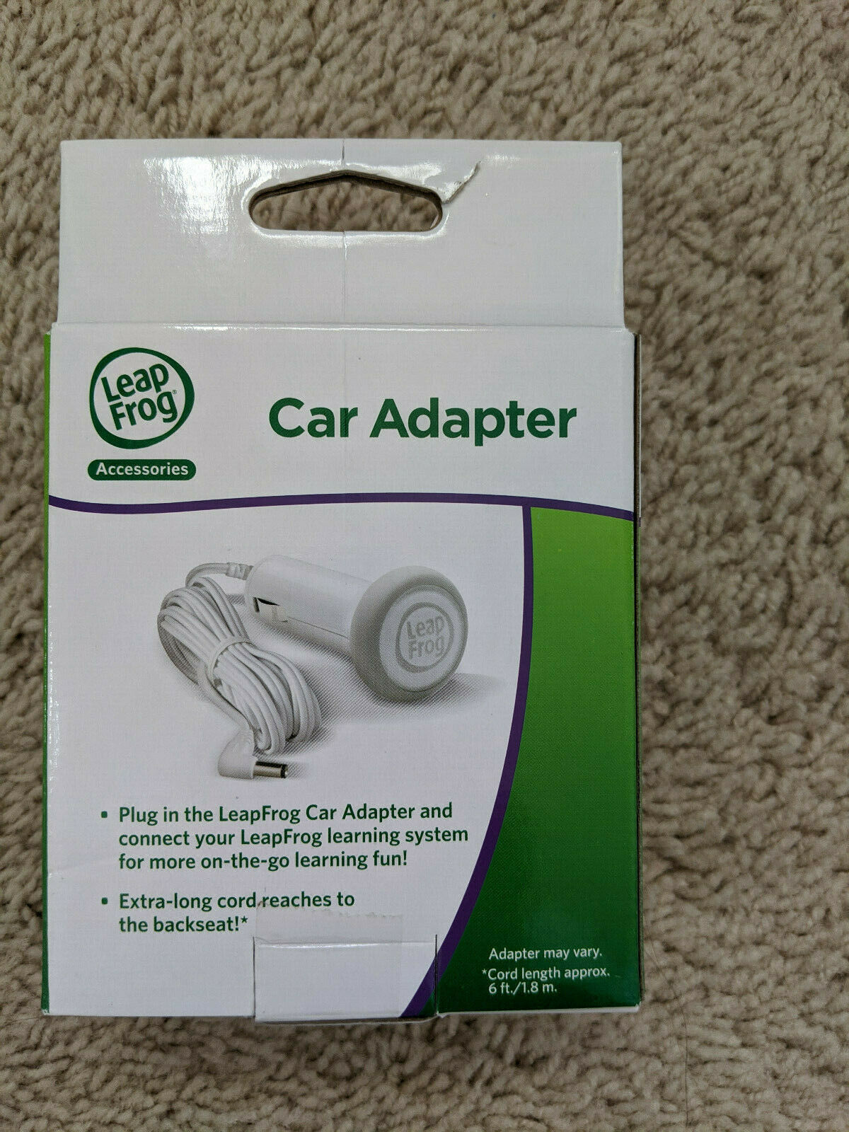 Leapfrog Car Adapter FOR PAD/PAD2/LEAPSTERGS/EXPLORER - Fresh Stock Dated February 2026