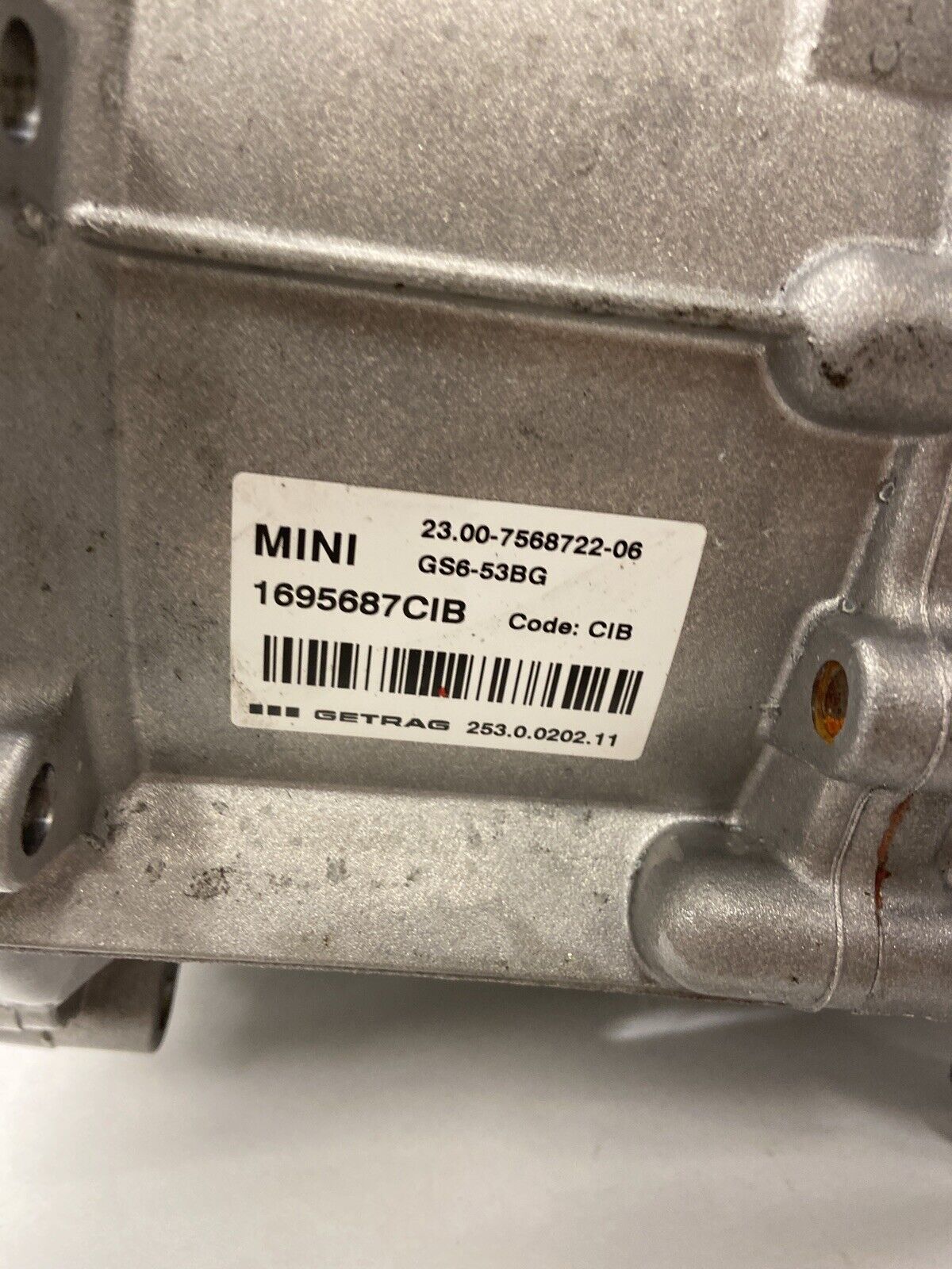 10-13 MINI COUNTRYMAN COOPER S R60 AWD GS6-53BG  M/T MANUAL TRANSMISSION OEM - Fresh Stock Dated February 2026