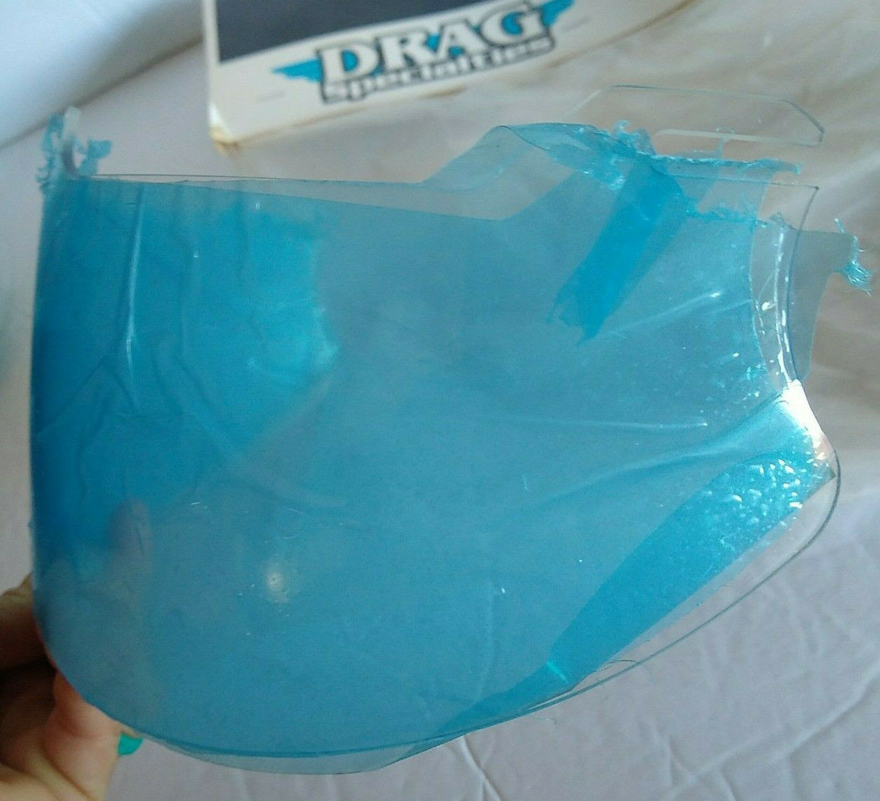 Drag Specialties Universal Face Shield Replacement Lens 1/2 Shell Helmets Clear - Fresh Stock Dated December 2025