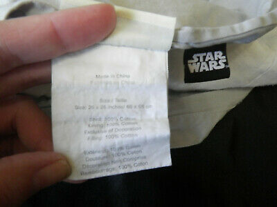 Pottery Barn Kids Star Wars Droid Euro Sham BB-8 Quilted Tie Close Orange Blue - Fresh Stock Dated December 2025