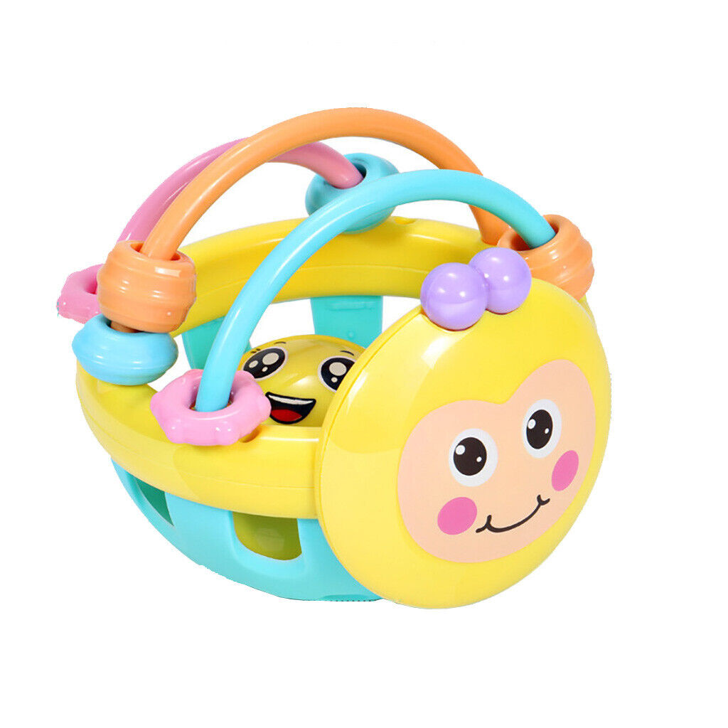 Soft Baby Toy Bell Rattles Ball Toy  Infant Toy Plastic Hand Bell - Fresh Stock Dated February 2026