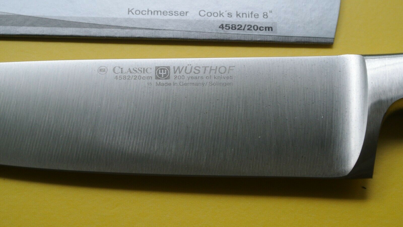 Wusthof new classic COOK'S knife  #4582/20cm 8