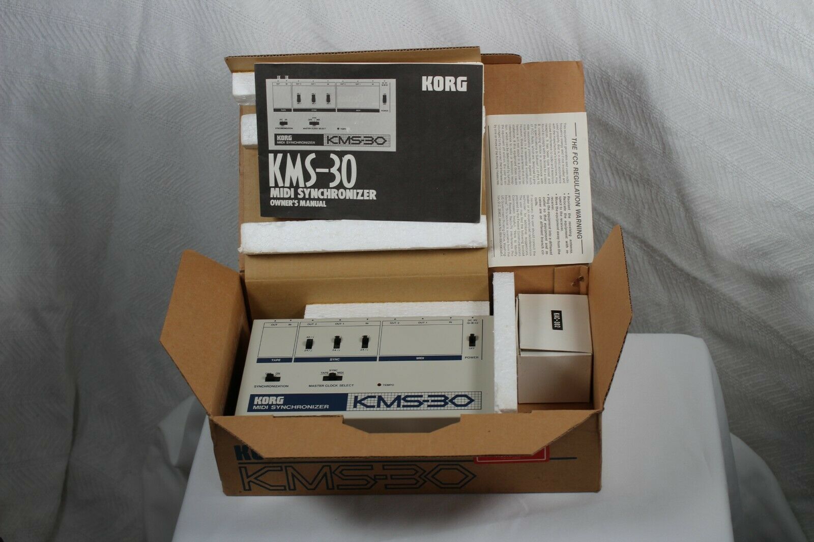 Korg KMS-30 midi synchronizer Sync in very good Condition W/Box/Manual/adapter - Fresh Stock Dated February 2026